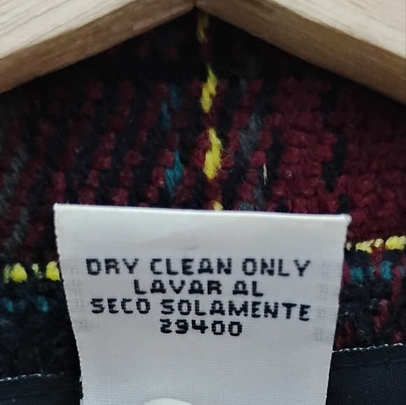 Sag Harbor Plaid Blazer 24W | Vintage Preppy Tartan Holiday Classic Jacket - Picture 7 of 8